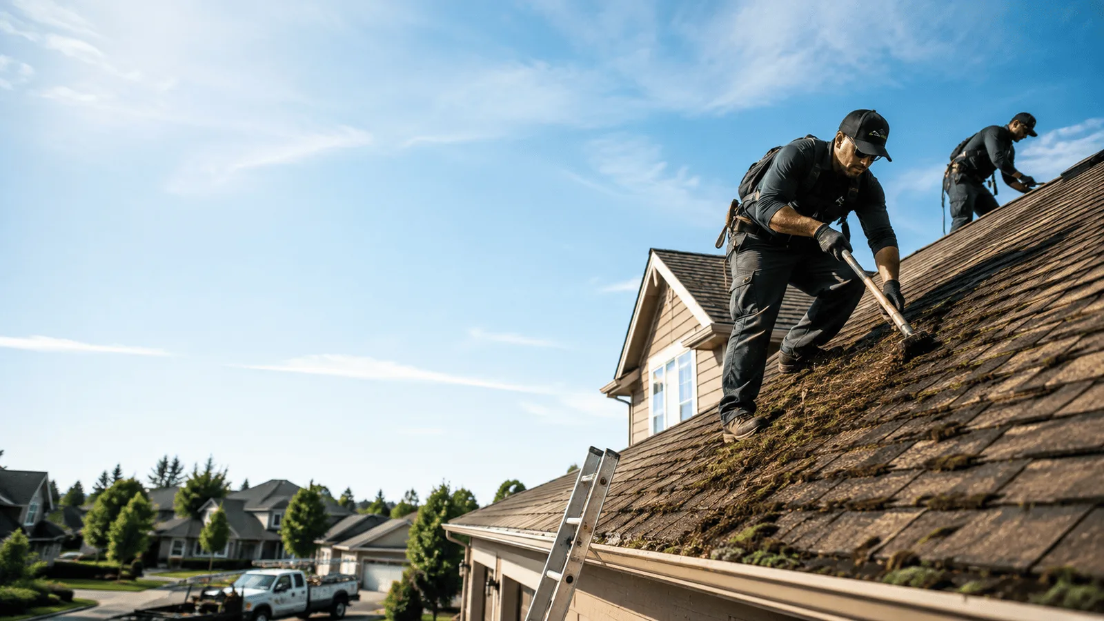 Roof Moss Removal in Fentress, TX near me